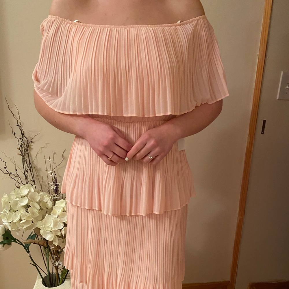 Dillard’s light pink dress